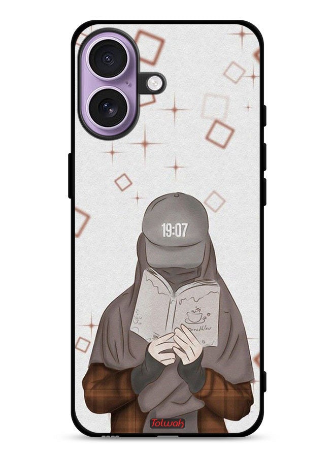 Tolwak Apple iPhone 17 Protective Case Cover Girl Reading Art - Image 1