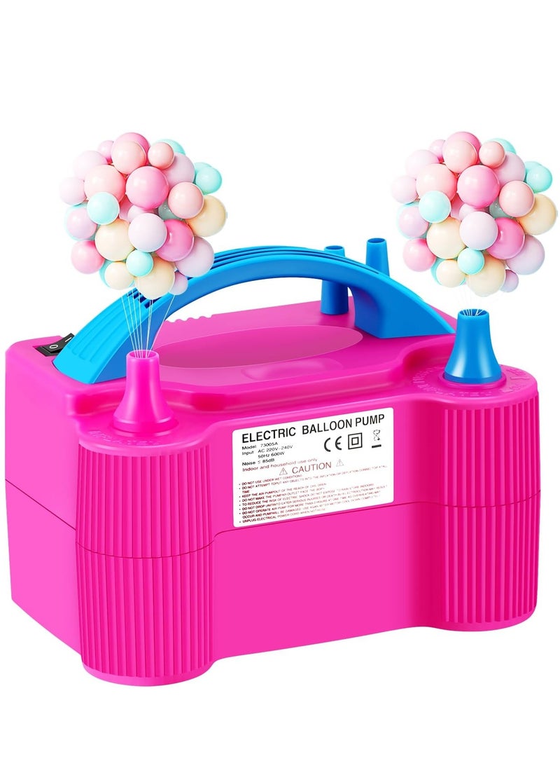 Gerenic Electric Balloon Pump, Portable Dual Nozzle Electric Air Pump High Power, Inflator Blower Pump for Party, Wedding, Birthday, Activities and Decoration  - Image 1