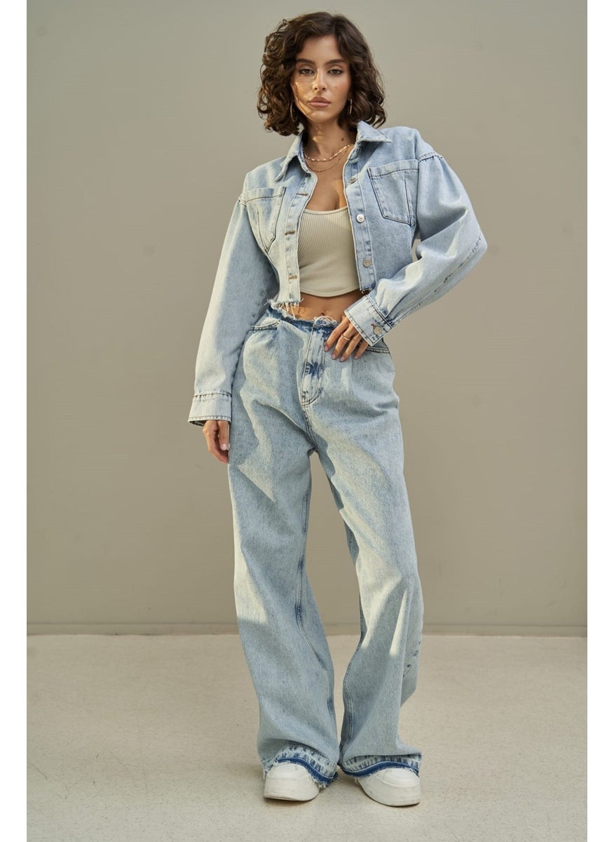 Collection Darcey Light Blue Short Jean Jacket - pzsku/Z8A85C5C65042CCB484B9Z/45/_/1741093262/fef90044-9e92-4902-ba40-9d9ffc3239a7