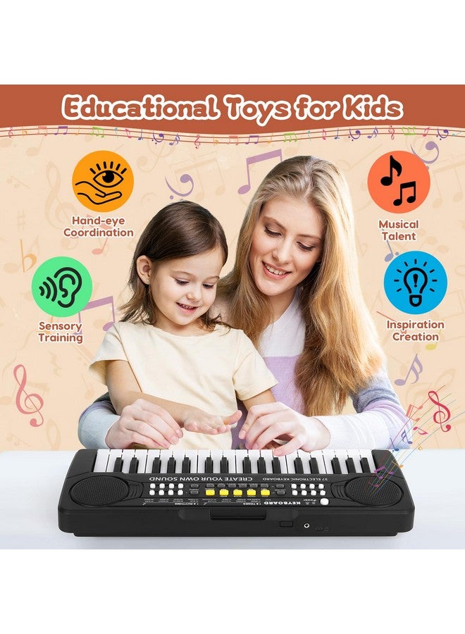 M SANMERSEN 37 Key Upgrade Piano Keyboard for Kids Musical Toys for 3 4 5 6 Year Old Girls Keyboards Pianos for Beginners with Microphone for 3+ Year Old Boys Girls Gifts - Image 4