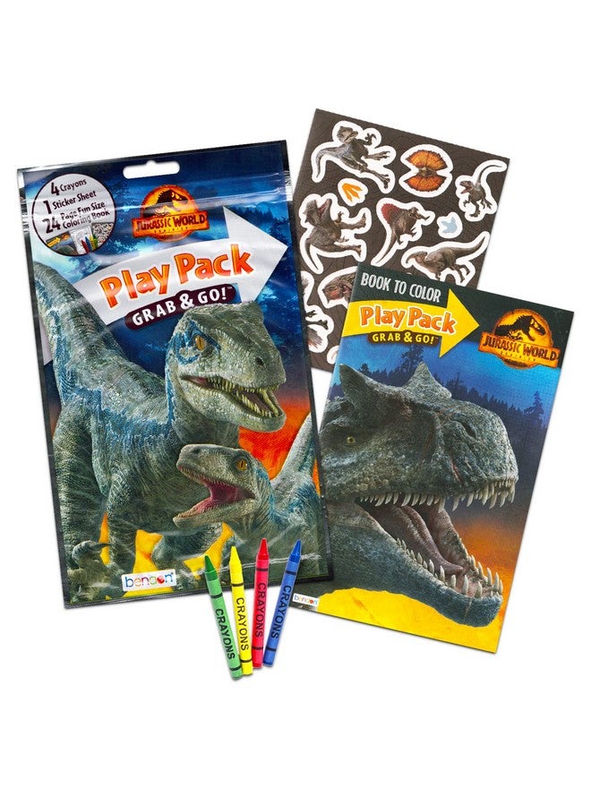 Bendon Jurassic World Coloring And Activity Books Bundle With Jurassic Park Imagine Ink Coloring Pages Stickers And More (Jurassic World Gifts Set) - Image 4