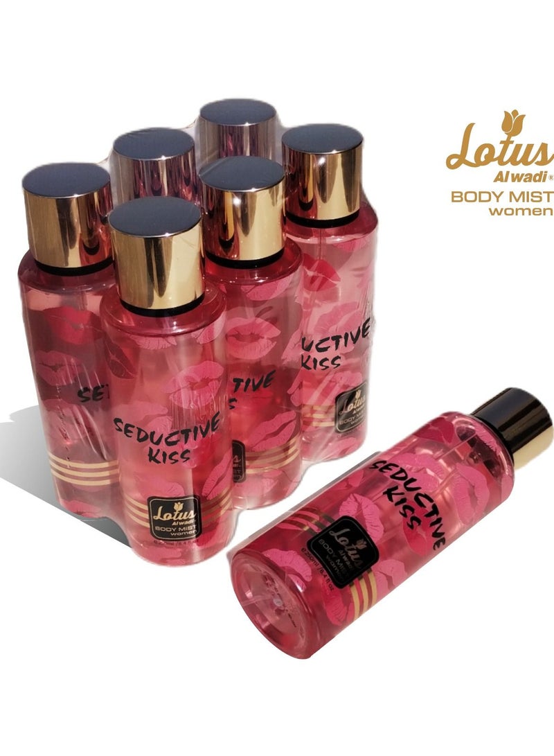 Lotus AlWadi Fragrance, Body Mist Women signature Collection, 8.4 Ounce (6 piece Gift Set) - Image 5