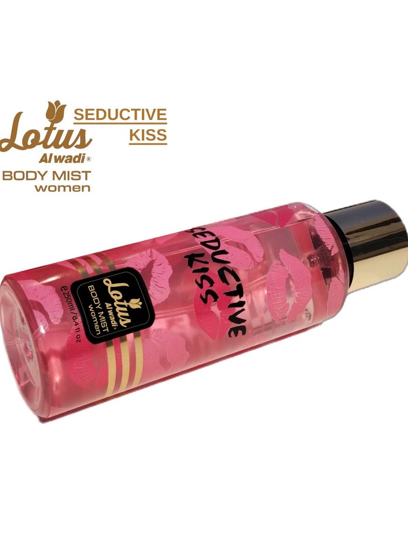 Lotus AlWadi Fragrance, Body Mist Women signature Collection, 8.4 Ounce (6 piece Gift Set) - Image 4
