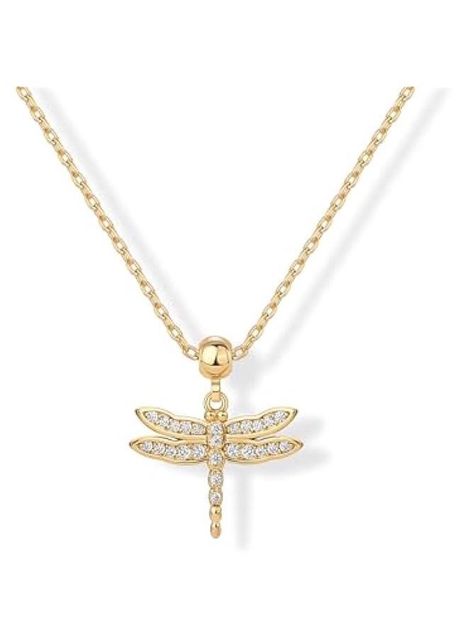 PAVOI - Adjustable Whimsical Gold Charm Necklace for Women, 14K Gold Plated Cute Dainty Pendant Necklaces with Charms Set, Hypoallergenic Chain Trendy Cubic Zirconia Heart Religious Sports Pearl Pendant - Image 1