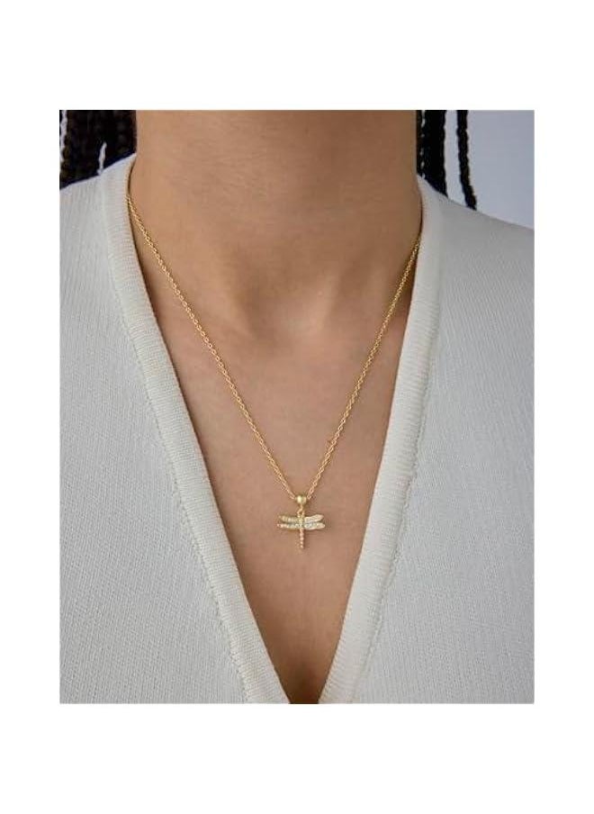 PAVOI - Adjustable Whimsical Gold Charm Necklace for Women, 14K Gold Plated Cute Dainty Pendant Necklaces with Charms Set, Hypoallergenic Chain Trendy Cubic Zirconia Heart Religious Sports Pearl Pendant - Image 1