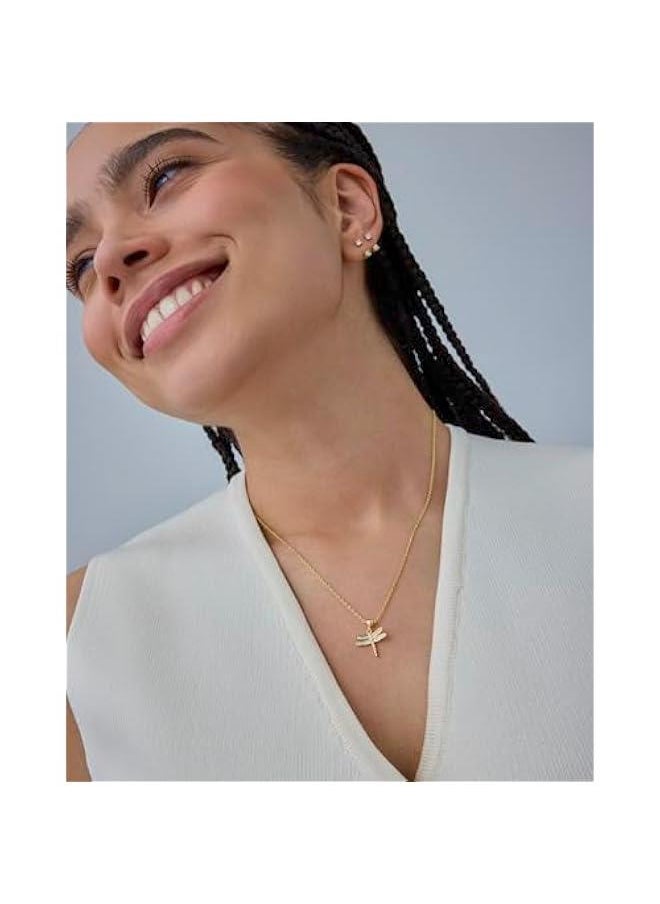 PAVOI - Adjustable Whimsical Gold Charm Necklace for Women, 14K Gold Plated Cute Dainty Pendant Necklaces with Charms Set, Hypoallergenic Chain Trendy Cubic Zirconia Heart Religious Sports Pearl Pendant - Image 1