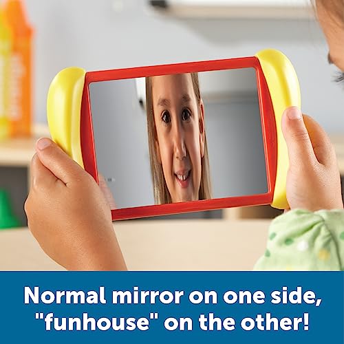 Learning Resources All About Me 2 in 1 Mirrors - 6 Pieces, Ages 18+ Months, Toddler Social Emotional Learning Toys, Mirror for Kids - Image 4