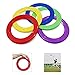 YOFIT 10 Inch Flying Disc Flying Plastic Ring with Assorted Colors Outdoor Beach Backyard Camping Activities Set of 5 - Image 3