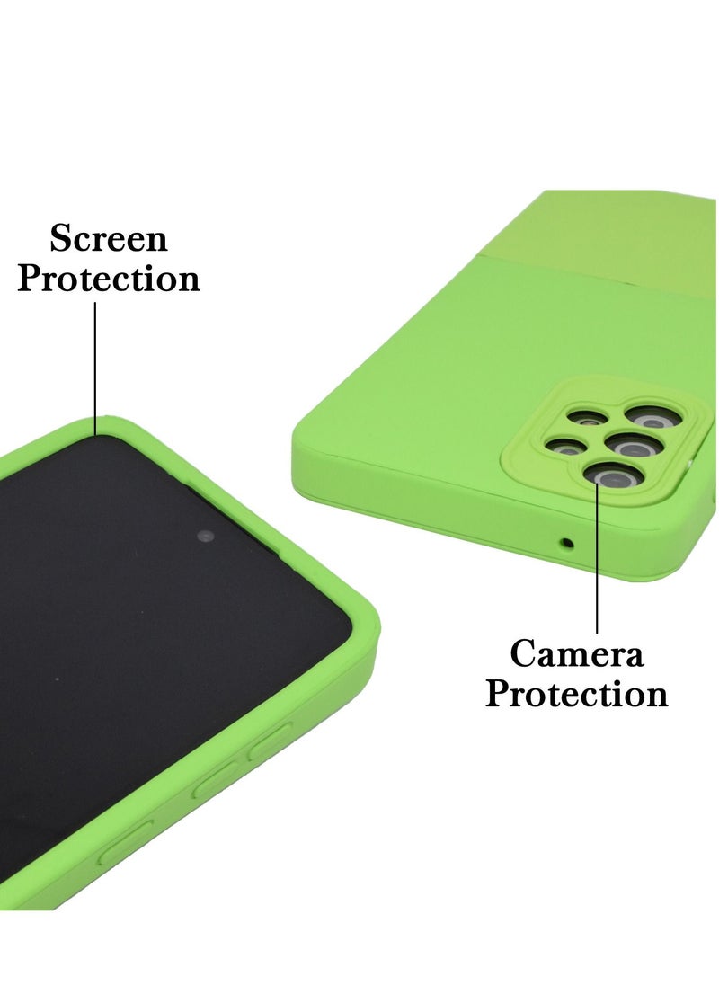 Houmt Samsung A72 Case Cover Soft Silicone Slim Protective Shockproof with Anti-Scratch Microfiber Cloth Lining Back Cover 360 Degree Protection  - Image 2