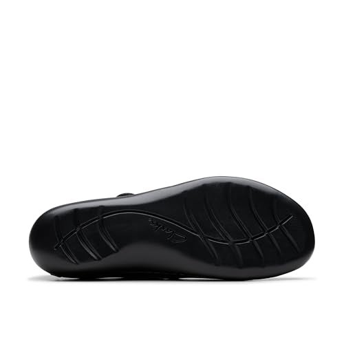 clarks حذاء كلاركس النسائي أشلاند جيم، جلد أسود، 6.5 عريض - Image 4