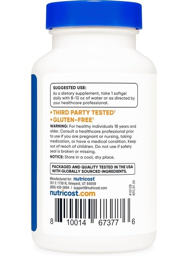 Nutricost, Lycopene, 20 mg, 120 Softgels - Image 4