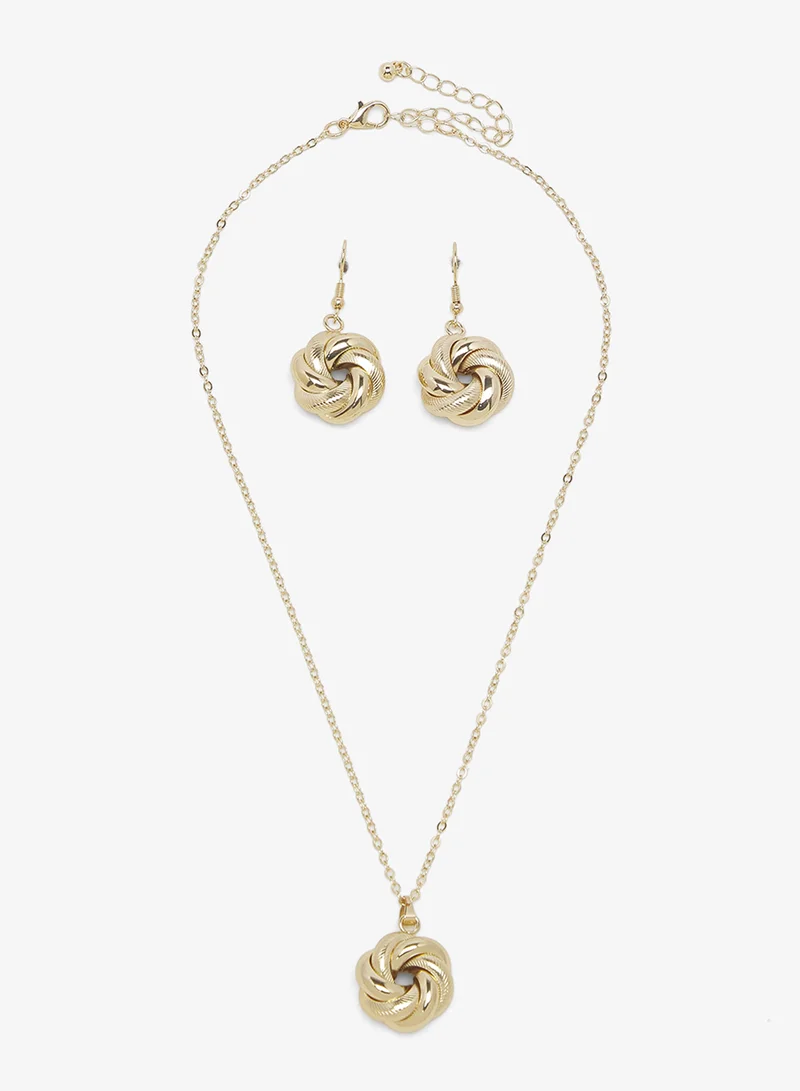 ايلا Gold Accent Jewelry Set