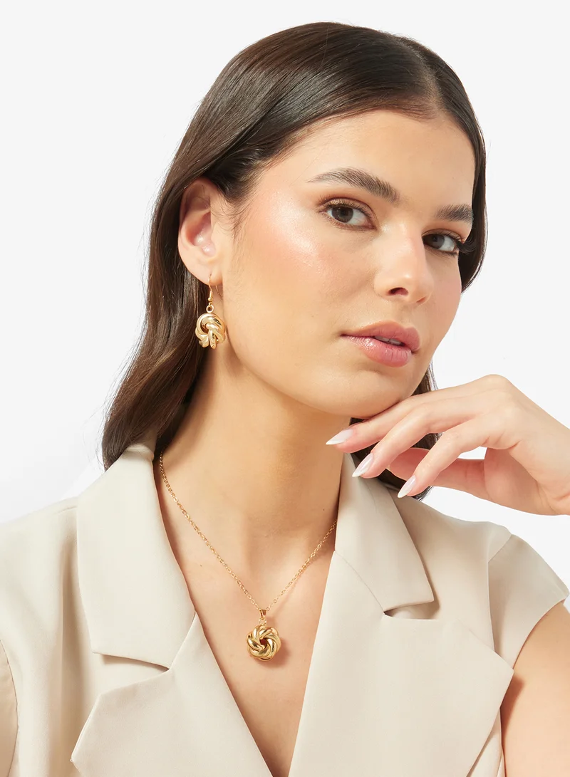 Ella Gold Gold Accent Jewelry Set for Women | Best Price UAE