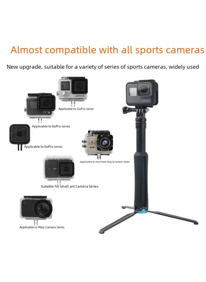 Generic Suitable For Gopro11/10 Accessories Gopro Universal Selfie Stick Tripod Handheld Stick Integrated Selfie Stick-Color:Selfie Stick  - Image 5