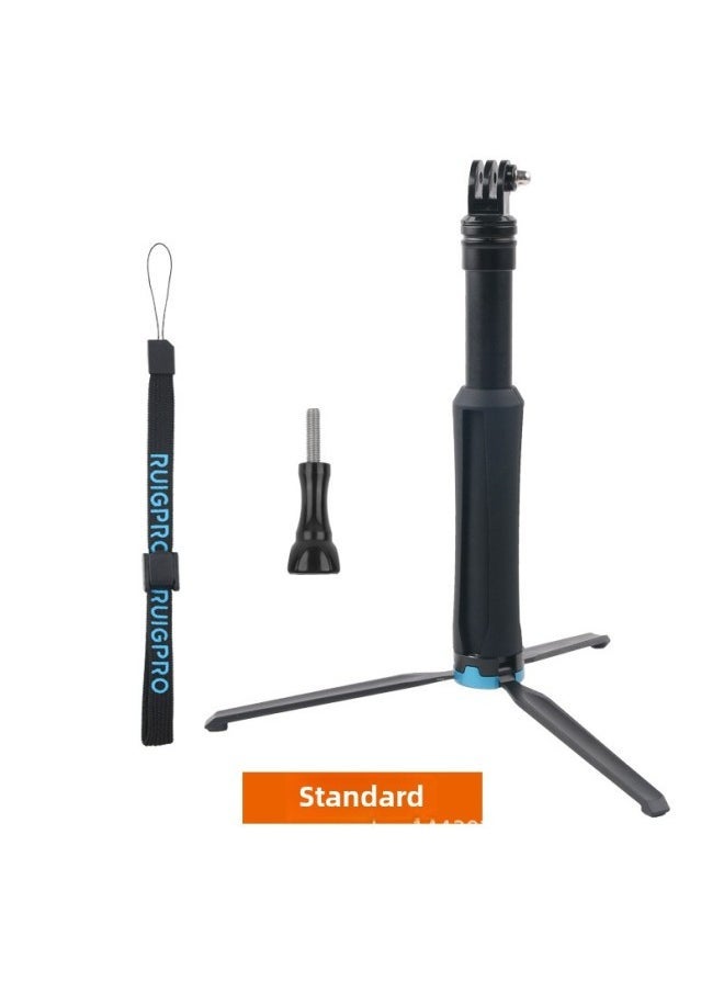 Generic Suitable For Gopro11/10 Accessories Gopro Universal Selfie Stick Tripod Handheld Stick Integrated Selfie Stick-Color:Selfie Stick  - Image 1