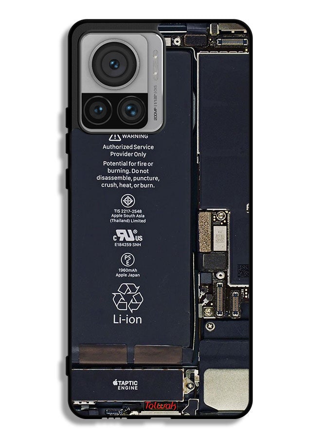 Tolwak غطاء حماية لهاتف موتورولا إيدج 30 ألترا بنمط دائرة كهربائية - Image 1