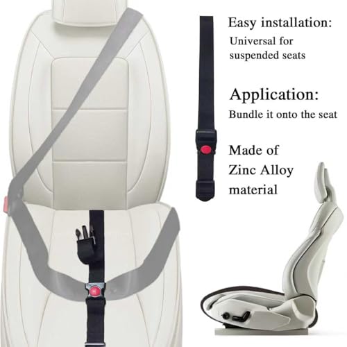 YBWYDH Soft Bump Cushion for Seat Adjustmen Belly Comfort Support Adjuster for Seat Comfort Car Cup Holder Coaster Comfort Pads Buckle Pads Extend Cover Making Shoulder Neck Comfortable Convenient (Black) - Image 2