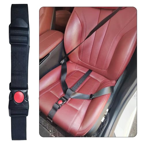 YBWYDH Soft Bump Cushion for Seat Adjustmen Belly Comfort Support Adjuster for Seat Comfort Car Cup Holder Coaster Comfort Pads Buckle Pads Extend Cover Making Shoulder Neck Comfortable Convenient (Black) - Image 1