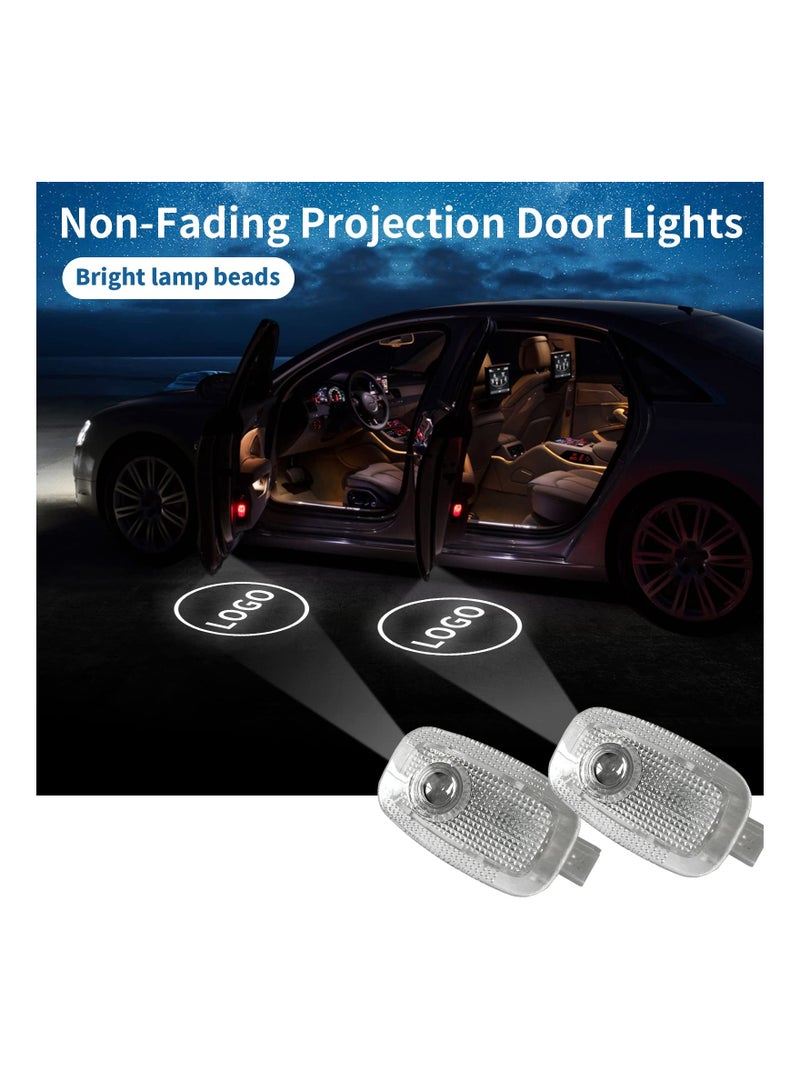 SYOSI HD Glass Door Lights for Accessories W221 S Class 2008 2013 S500 S350 S63 S65 (S Class, W221 2006–2013), IP67 Waterproof Puddle Lights LED Welcome Lamps Door Entry Lighting LED Puddle Lights - Image 2