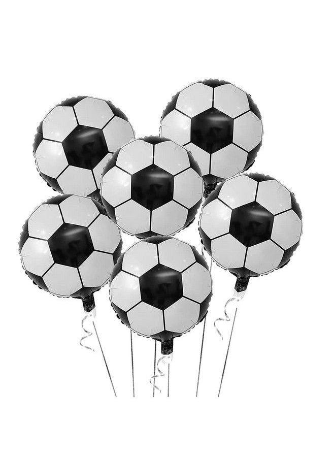 Oarkive Soccer Party Balloons Set 7Pcs Championship Trophy Balloon And Soccer Foil Balloons For Birthday Baby Shower Wedding Anniversary Soccer Themed Party Decoration  - Image 3