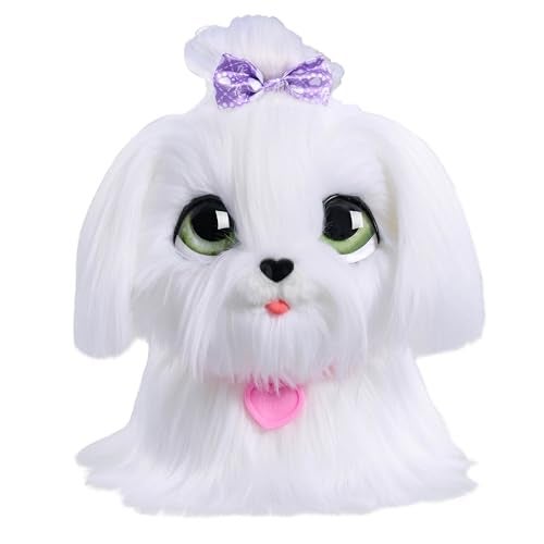 FurReal GoGo Walkin Pup Maltese Interactive Toy 9inch Realistic Plush Dog Kids Toys for Ages 4 Up by Just Play - Image 1