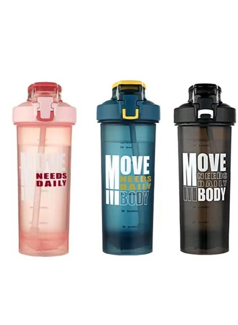 Spall Protein Powder Shake Exercise Bottle Shake Smart Pin Cup - Image 2