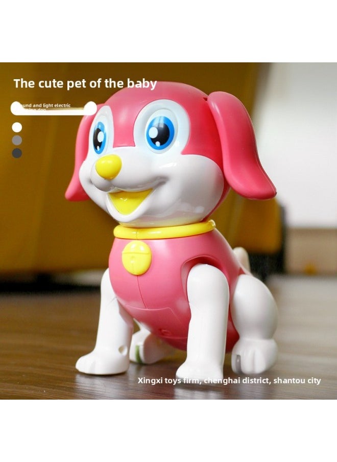 Children's Electric Intelligent Robot Dog Can Walk And Singing Simulation Puppy 1-2 Years Old 3 Baby Boys And Girls Educational Toys-Color:Electric Jumping Dog (blue)  - Image 3