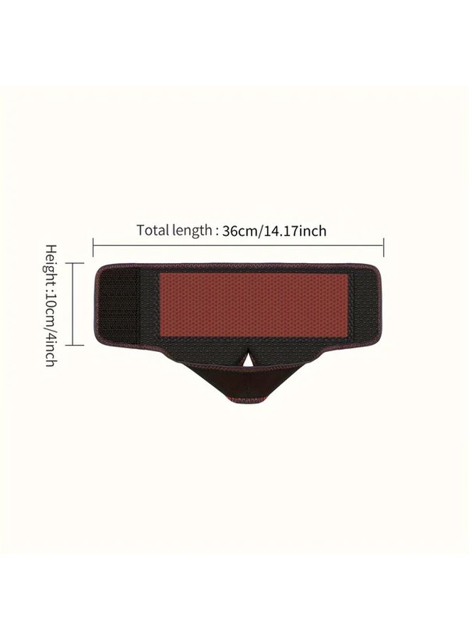 Black Heated Ankle Support Massage Pad USB Powered Adjustable Temperature - Image 4