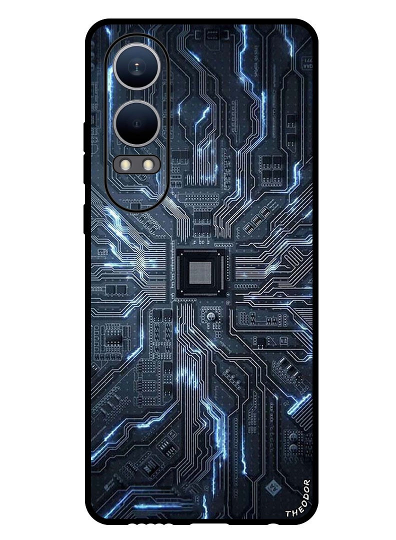 Theodor Protective Case Anti Scratch Shock Proof Bumper Cover For OnePlus Nord CE4 Lite Hardware Circuit - Image 1