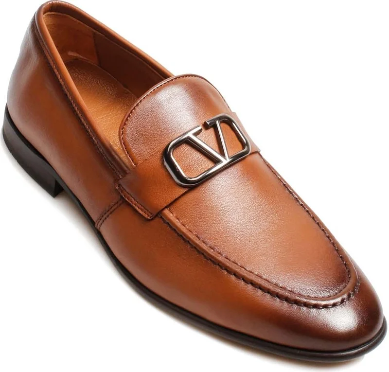 فاست ستيب Genuine Leather Men's Buckle Detailed Jurdan Sole Moccasin Shoes, Classic Shoes 717ma17071