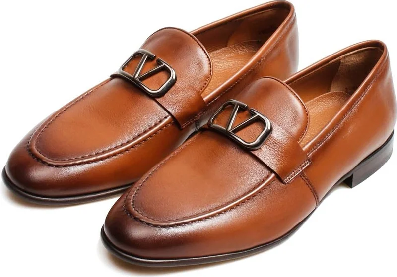 فاست ستيب Genuine Leather Men's Buckle Detailed Jurdan Sole Moccasin Shoes, Classic Shoes 717ma17071