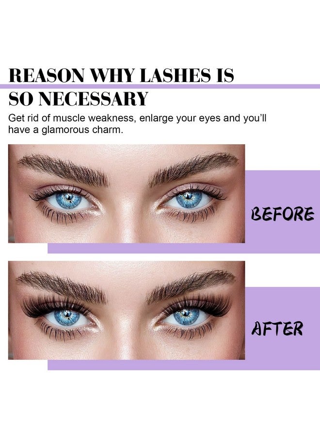 B&qaugen Diy Lash Extension Kit 280 Pcs Individual Eyelash Extension Kit 0.07D 9-16Mix 30D 40D 50D Cluster Lashes Kit Lash Glue Remover For Eyelash Extensions(Kit-40D-0.07D,9-16Mix) - Image 2