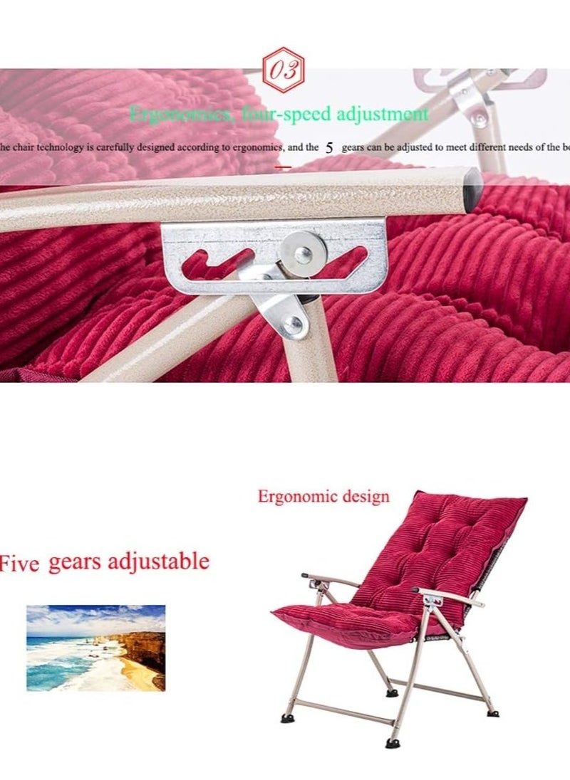 Reko - Outdoor Lounges Chair Foldable Camping Chair, Zero Gravity Adjustable Reclining Patio Chair - Image 1