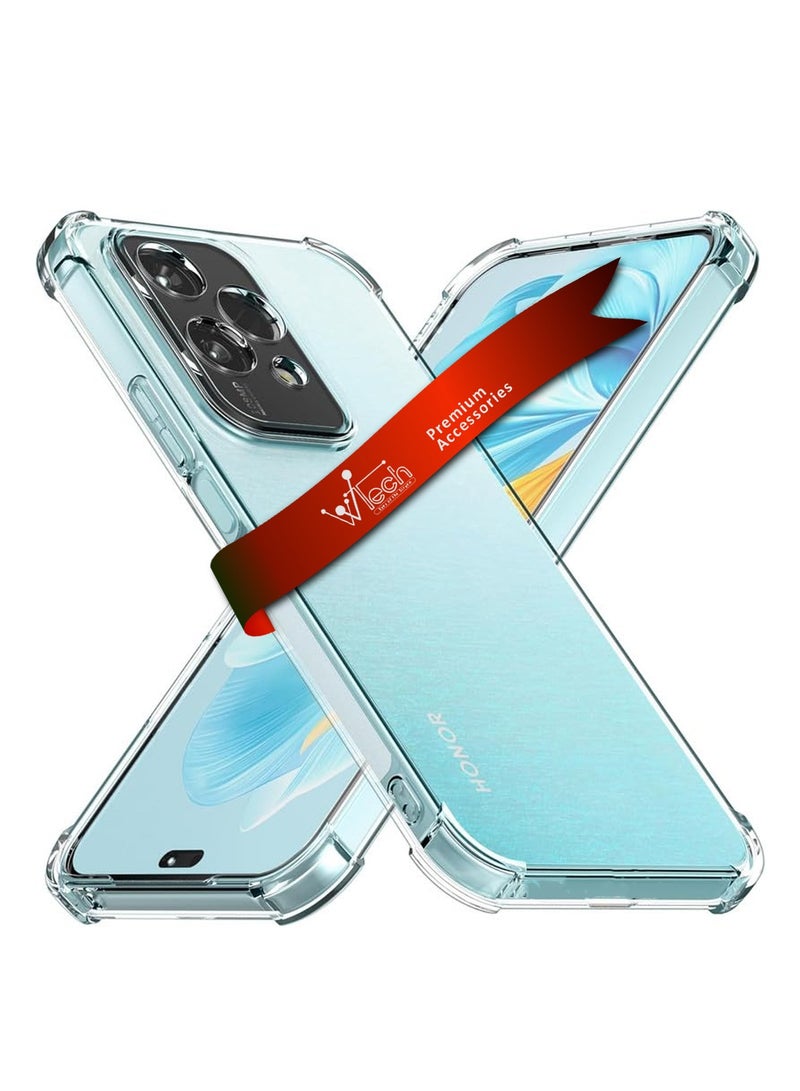 Wtech TPU Bumper Corners With Hard PC Case Cover For Honor 200 Lite 5G 2024 Clear - Image 1