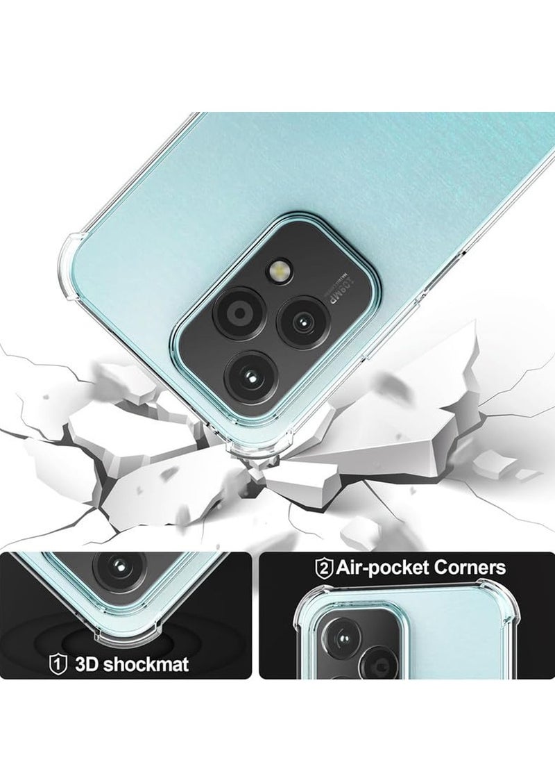 Wtech TPU Bumper Corners With Hard PC Case Cover For Honor 200 Lite 5G 2024 Clear - Image 3