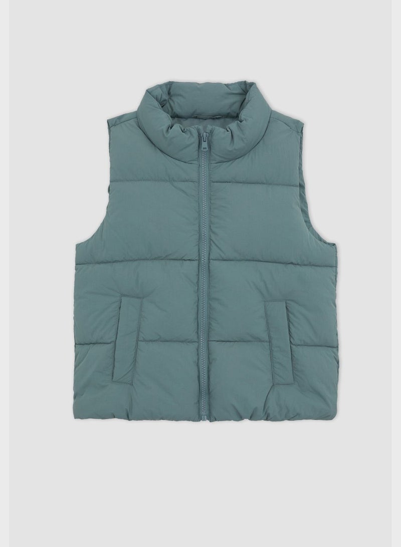 DeFacto Kids Essential Puffer Vest Jacket - Image 1