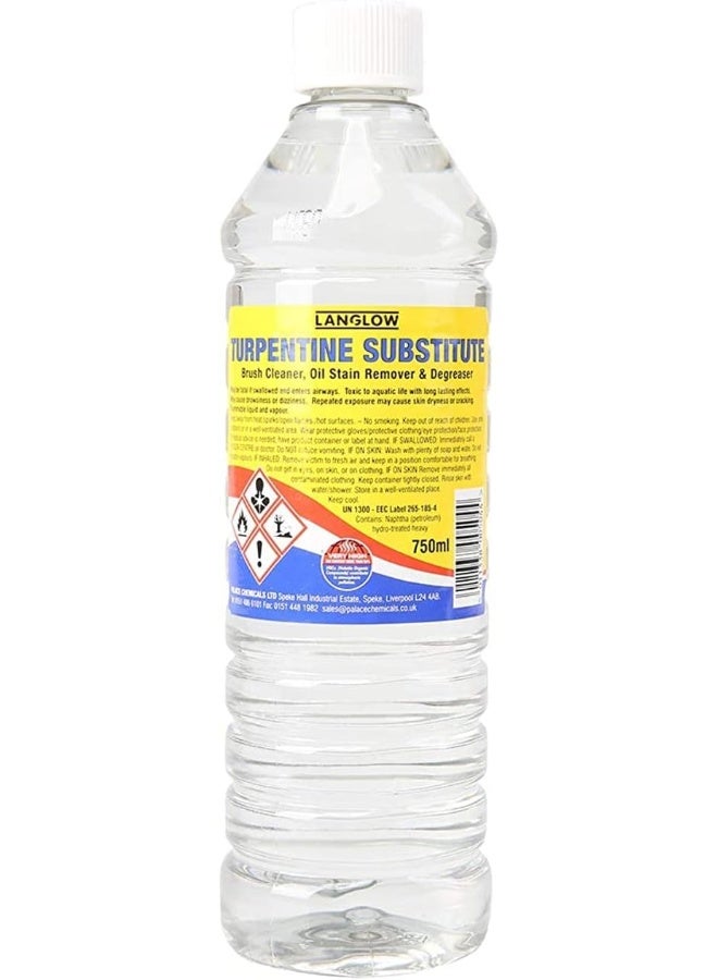 Langlow Turpentine Substitute - Brush Cleaner, Oil Stain Remover And Degreaser