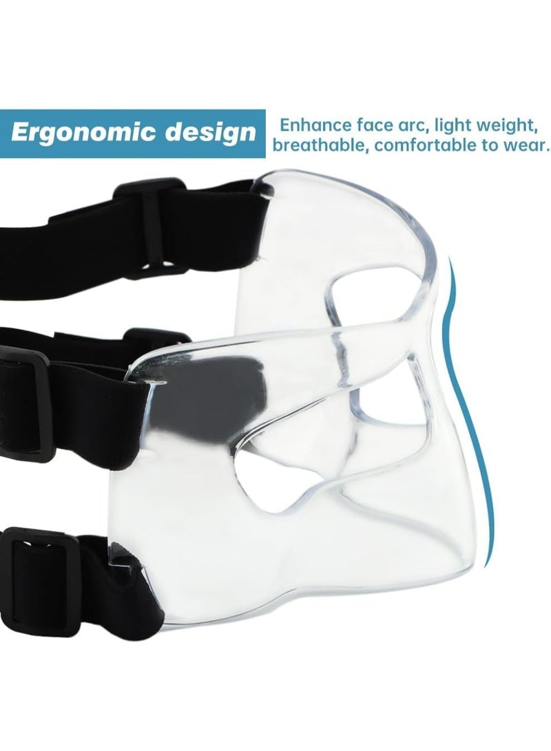 Generic Sports Face Shield - Sports Face Shields Anti Collision Baseball Basketball Face Cover Nose Protection for Women Men Kids Teens - Image 2