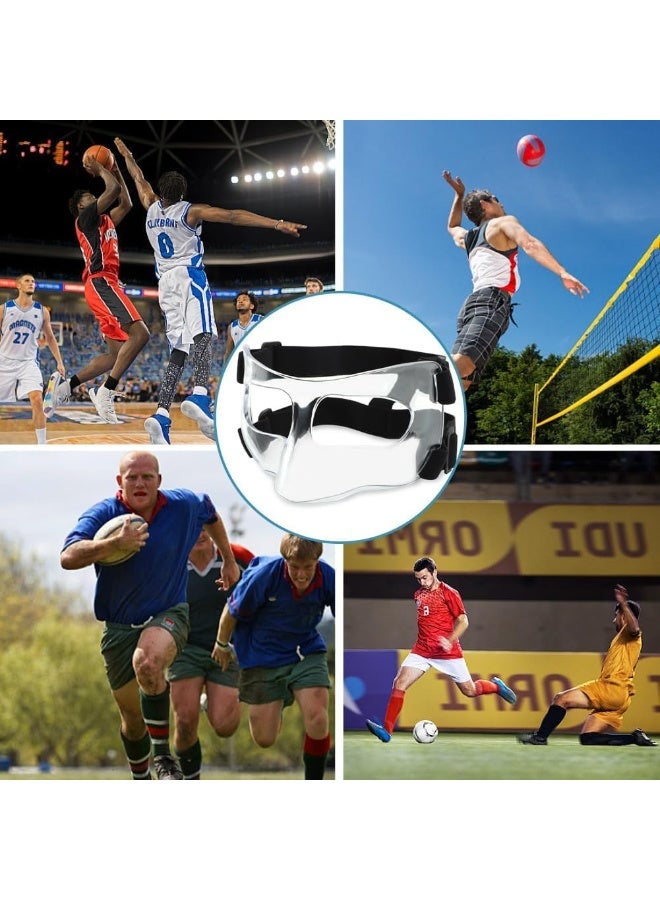 Generic Sports Face Shield - Sports Face Shields Anti Collision Baseball Basketball Face Cover Nose Protection for Women Men Kids Teens - Image 3