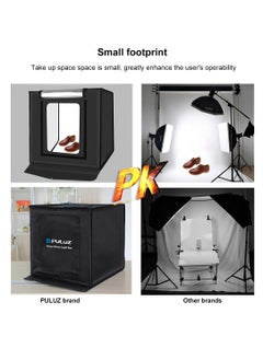 PULUZ 15.8 inch Foldable Portable 24W 5500K White Light Photography Lighting Box,Photo Lighting Studio Kits with 6 Colors Backdrops  - Image 5