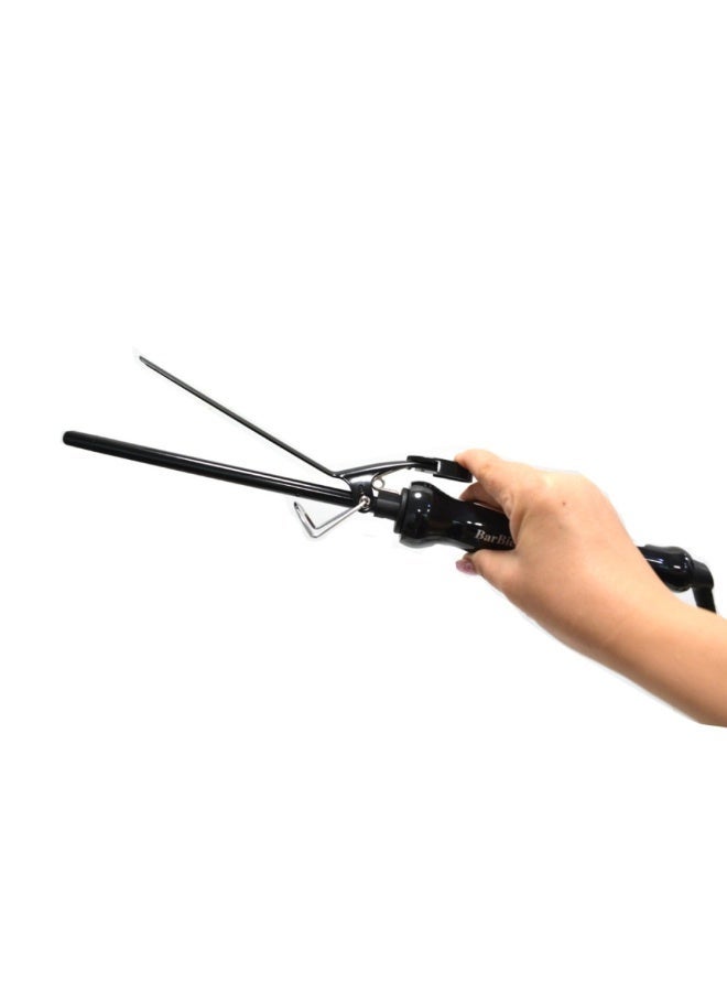 بيبي ليس برو مكواة كيرلي صاروخ رفيعة 9 ملي ، تكنولوجيا النانو مع ألواح السيراميك . حرارة عالية لجميع انواع الشعر - اسود و ابيض (ابيض) - Image 4