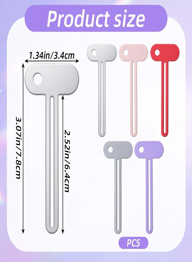 Ymapinc 5Pcs Metal Toothpaste Squeezer Tool, Tube Roller Squeezer for All Tubes, Toothpaste, Hand Cream, Cosmetics, Bathroom, Portable for Traveling - Image 2