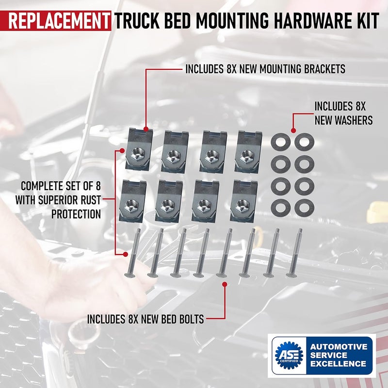 AA Ignition Bed Mounting Hardware Kit for Ford Super Duty - Image 4