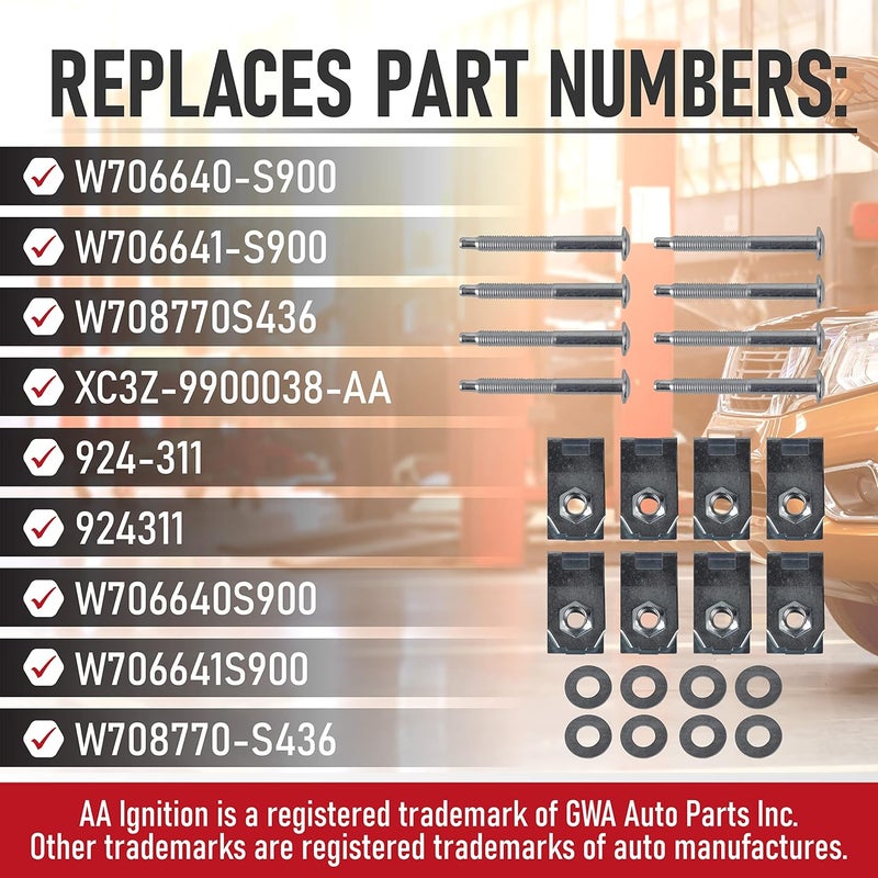 AA Ignition Bed Mounting Hardware Kit for Ford Super Duty - Image 3