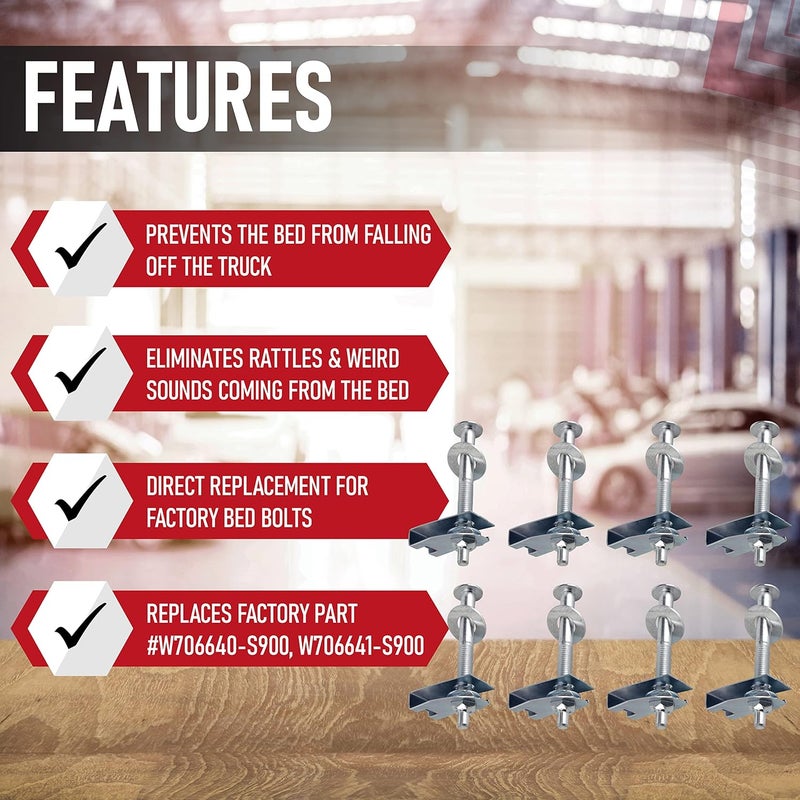 AA Ignition Bed Mounting Hardware Kit for Ford Super Duty - Image 2