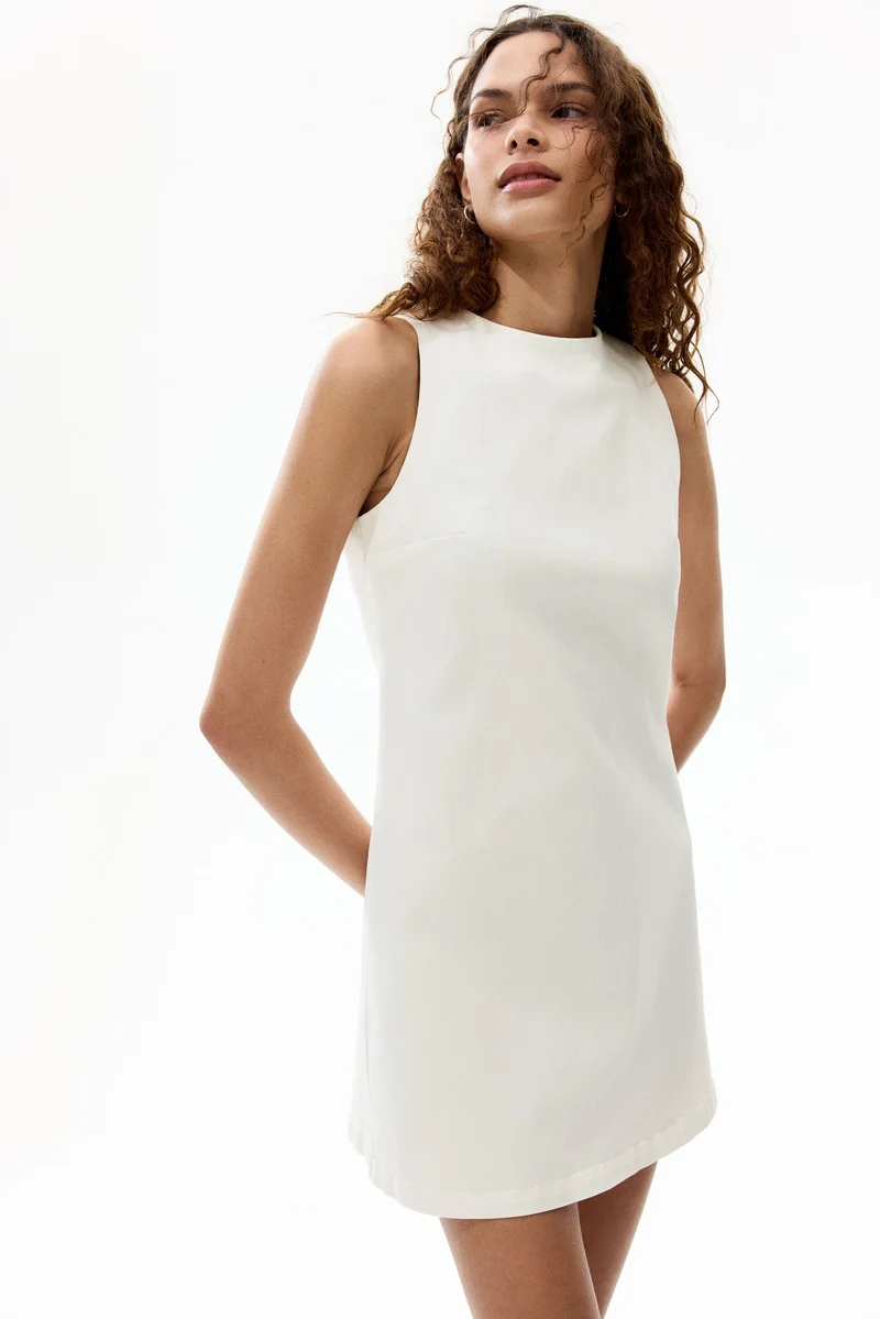 H&M Open-back twill dress
