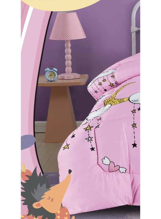 مون مفرش نفر حشوة رسومات اطفال لراحة طفلك - Image 2