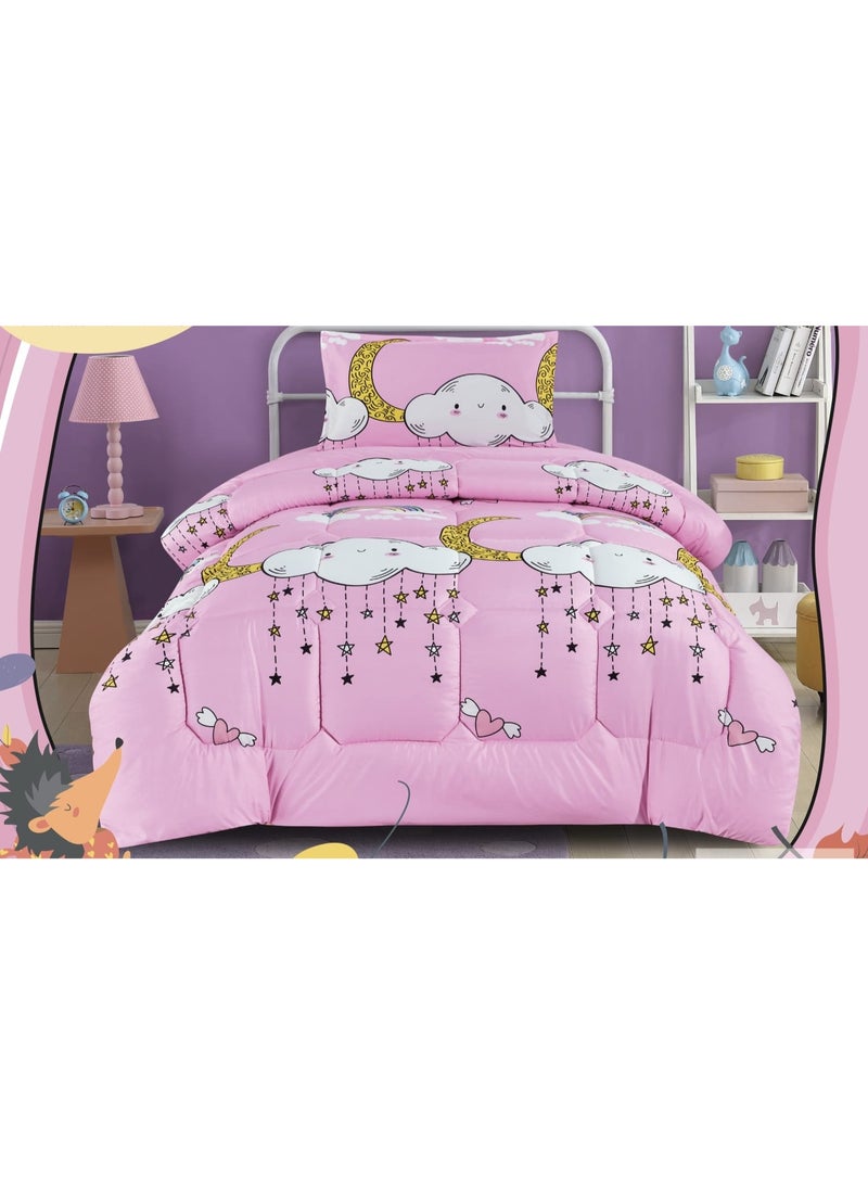 مون مفرش نفر حشوة رسومات اطفال لراحة طفلك - Image 1