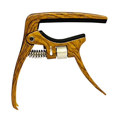 Sondery Guitar Capo Trigger Tension Adjustable Professional for 6 Strings Acoustic and Electric Guitars Perfect Tone on Any Fret with Guitar Bridge Pin Puller - Image 1