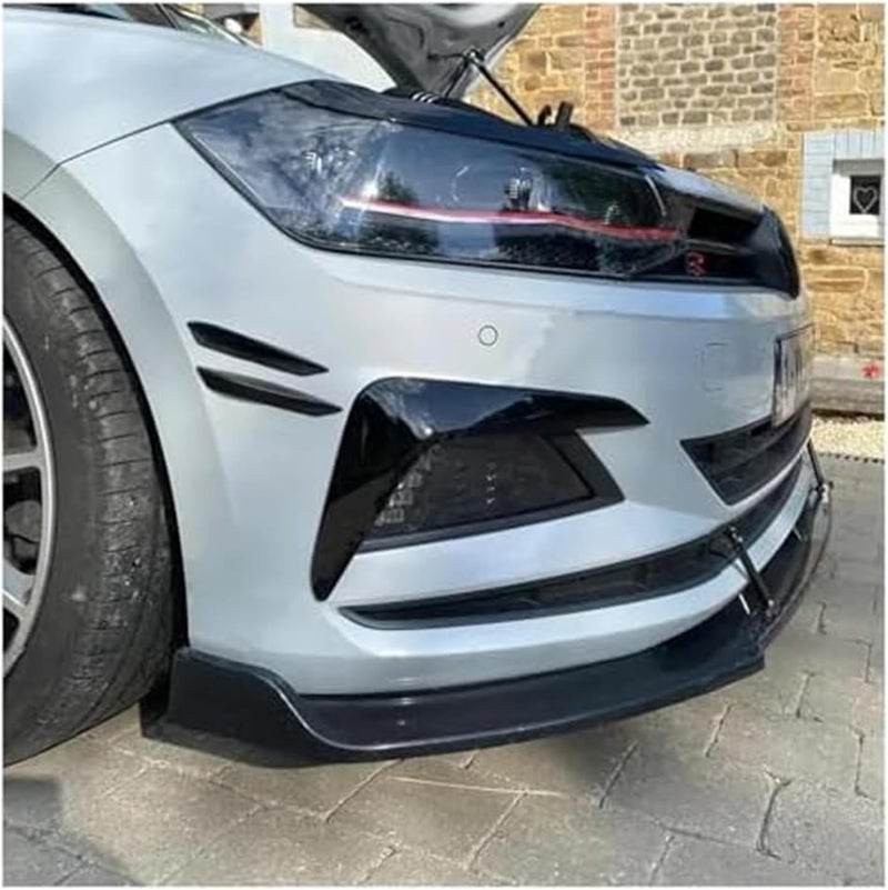 DEMULAX Front Bumper Splitter for VW Polo MK6 Virtus - Image 2